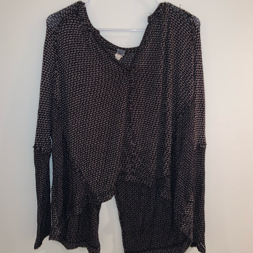 Free People Open Back Sweater